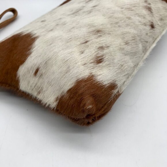 Myra Bag Snowy & Cocoa Hairon Pouch - Picture 7 of 10